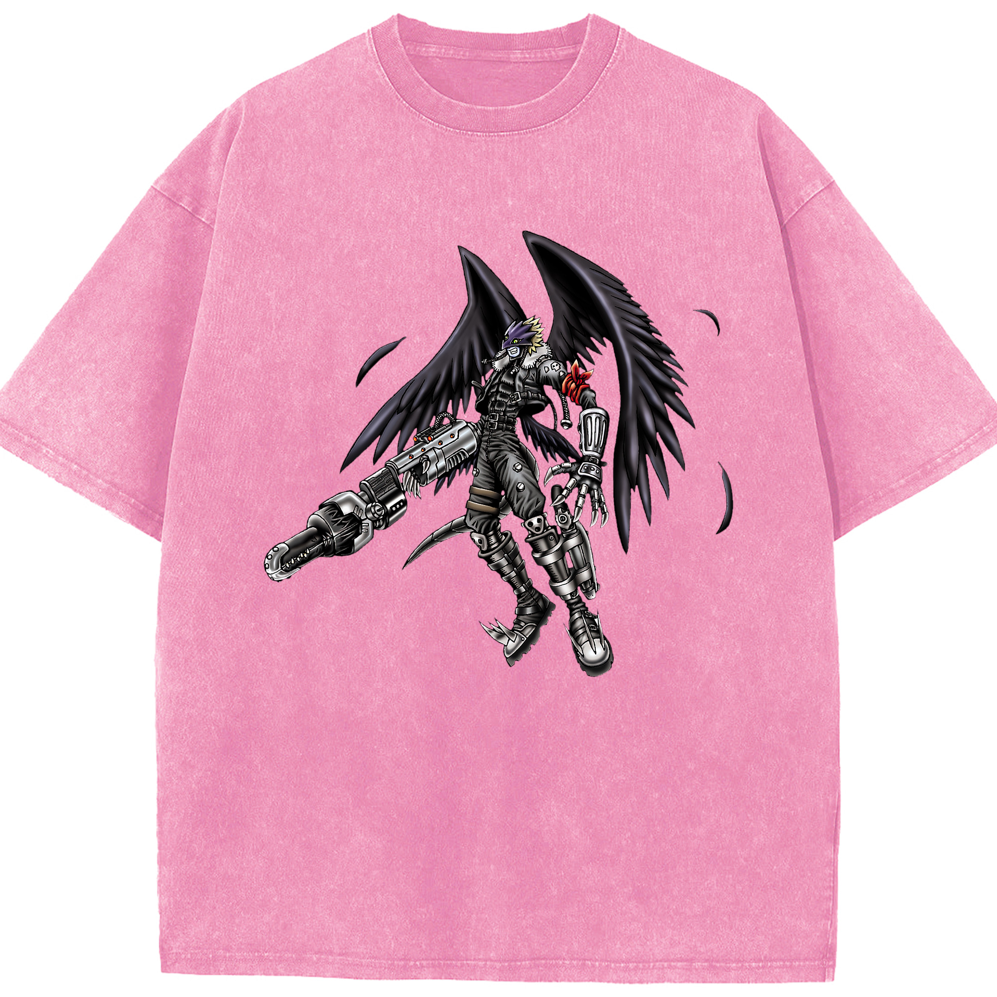 （画像用） 遊☆戯☆王 Yu-Gi-Oh! 綿100% ヴィンテージ風 半袖Tシャツ（フロントプリント）